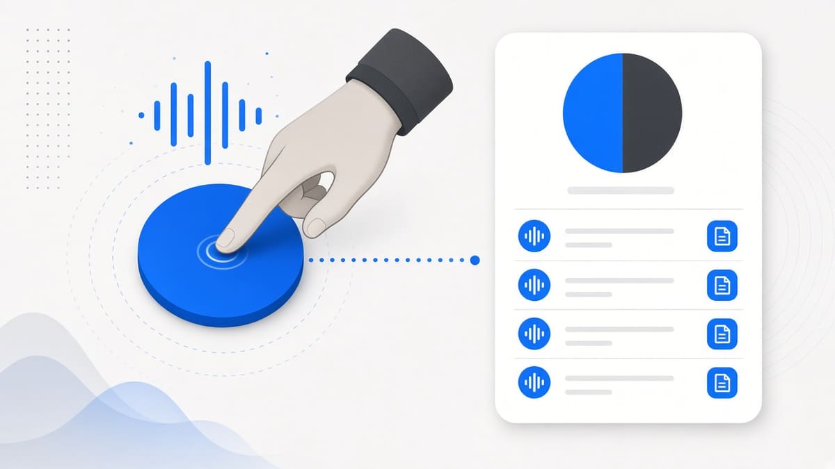 A hand tapping a big round pad in time with music while a tempo readout card and spreadsheet rows appear beside it